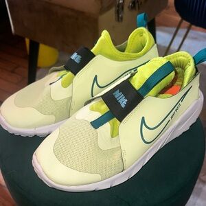 Nike Kids Lime and Teal Sneakers